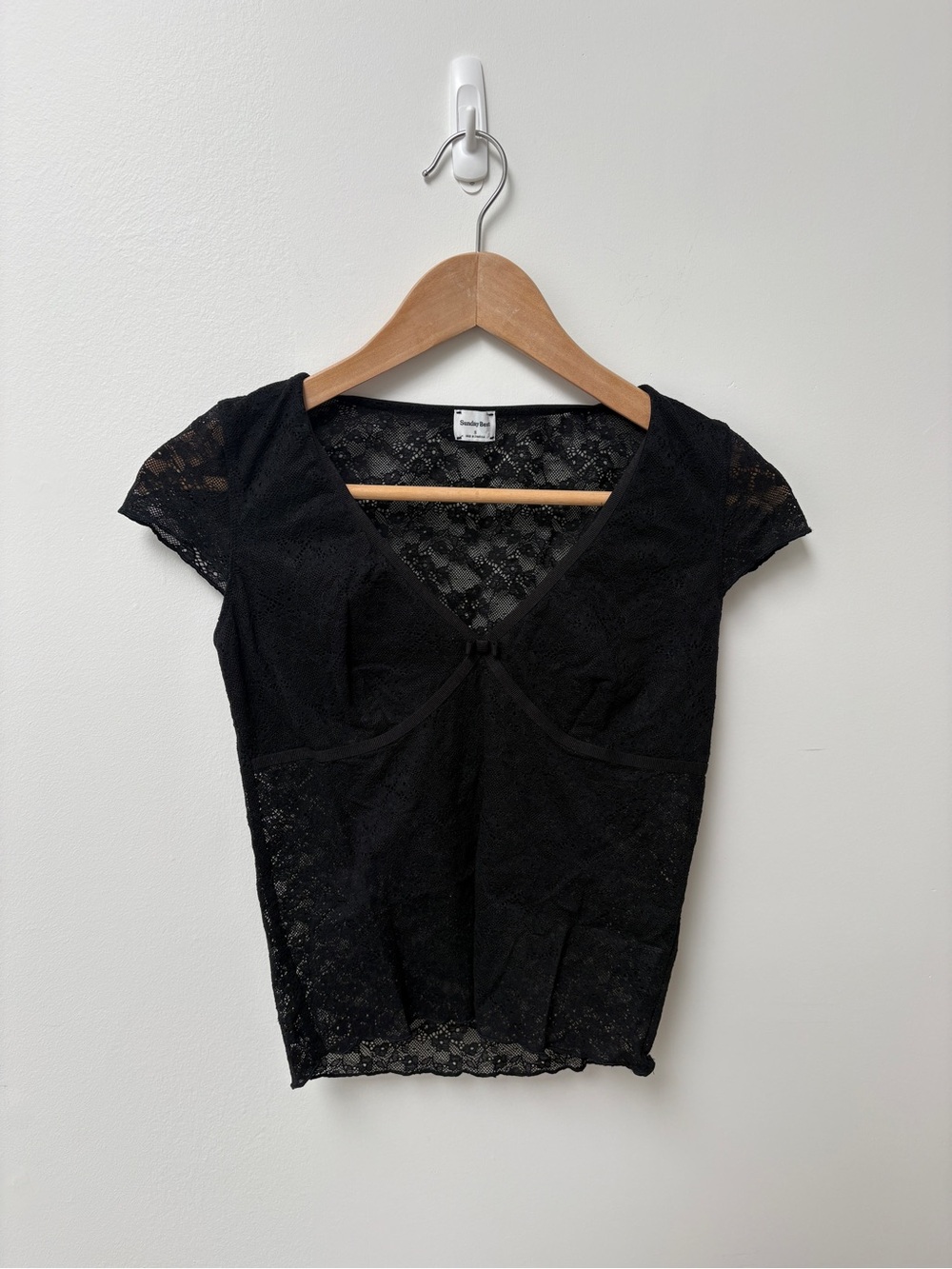 Sunday Best Black Lace Top